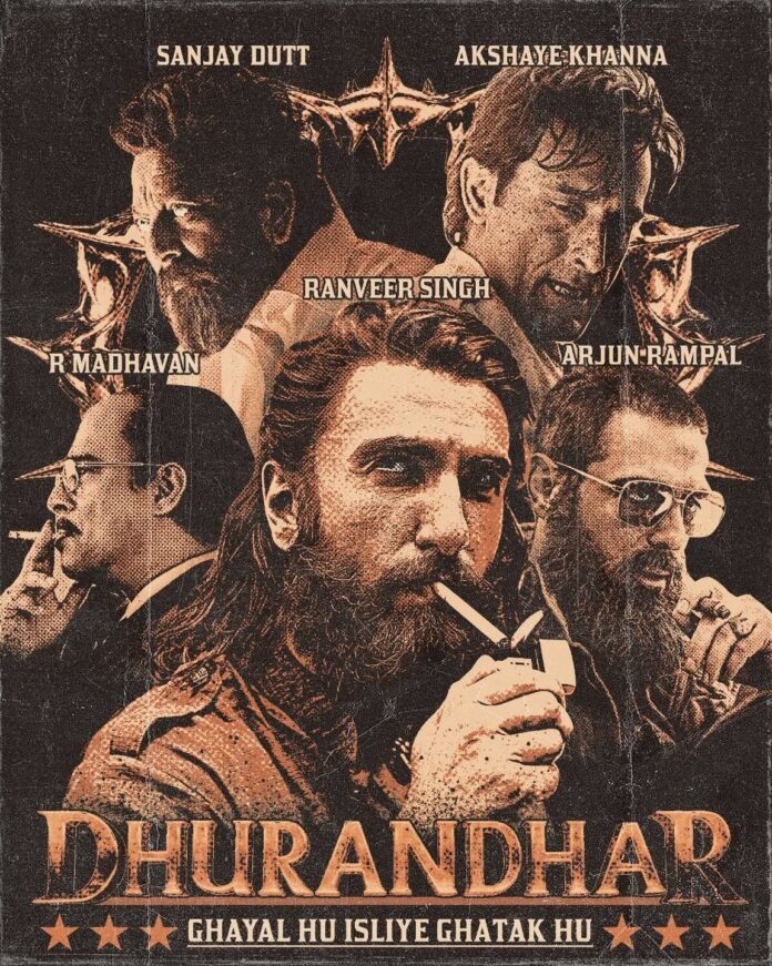 Dhurandhar movie poster Dhurandhar, Dhurandhar box office collection, Dhurandhar storyline review, Dhurandhar movie review, Dhurandhar earnings, Dhurandhar day wise collection, Bollywood box office, Dhurandhar audience review