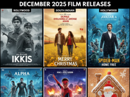 Big movies released in December 2025, December 2025 movie releases, December 2025 movies list, upcoming movies December 2025, Bollywood movies December 2025, South Indian movies December 2025, Hollywood movies December 2025, December 2025 film releases